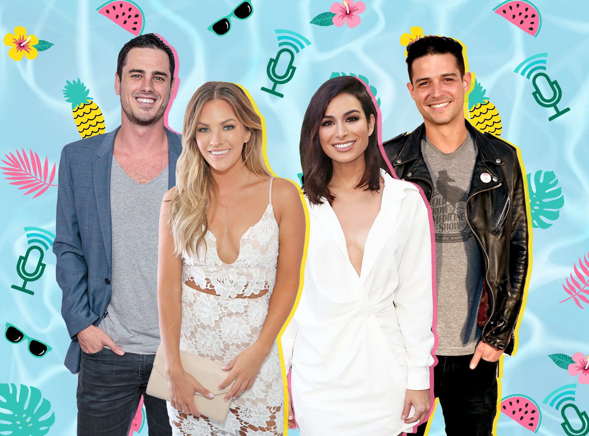 Bachelor Nation Summer Tips, Ben Higgins, Becca Tilley, Ashley Iaconetti, Wells Adams