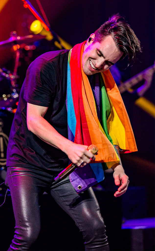 Brendon Urie from Musicians Performing Live on Stage  E! News