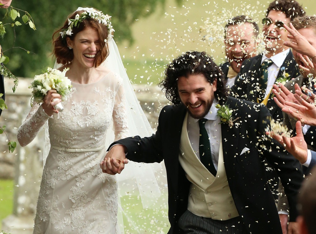 Game Of Thrones Kit Harington And Rose Leslie Are Married E News