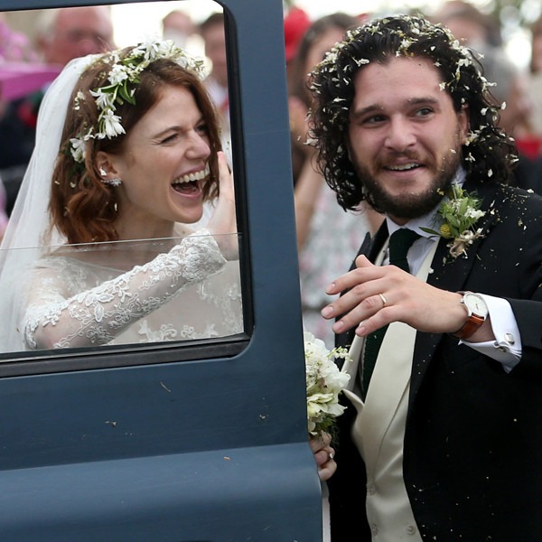 ¡Mira a las estrellas de Game of Thrones en la boda de Kit 