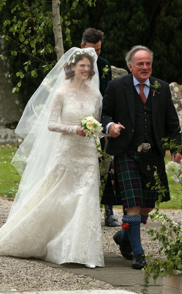 Rose leslie shop wedding dress