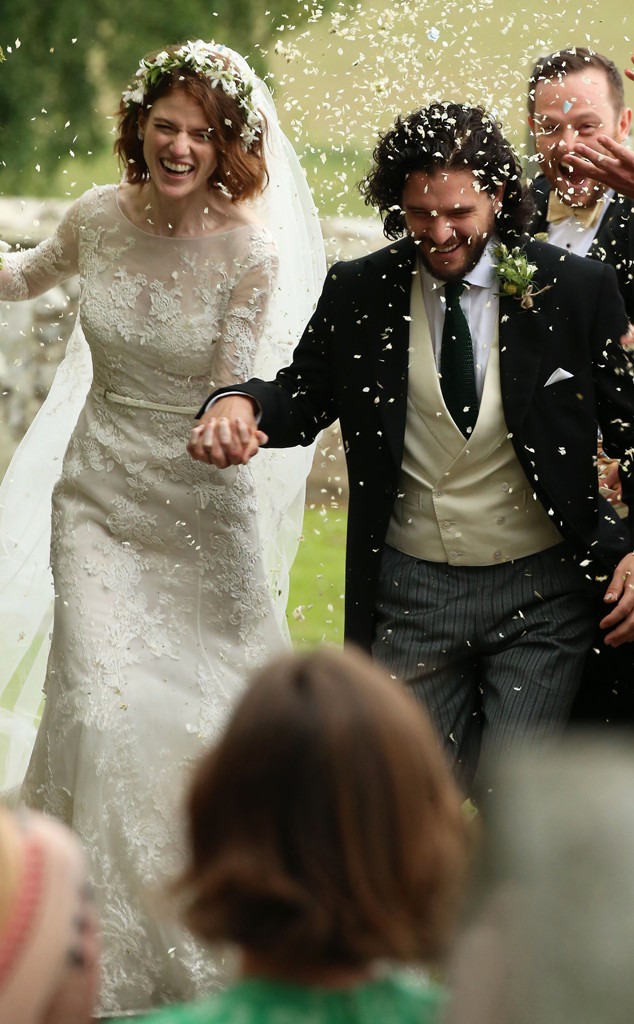 Game Of Thrones Kit Harington And Rose Leslie Are Married E News