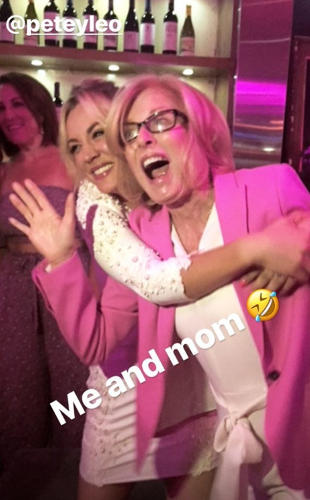 Kaley Cuoco, Bachelorette Party, Mom