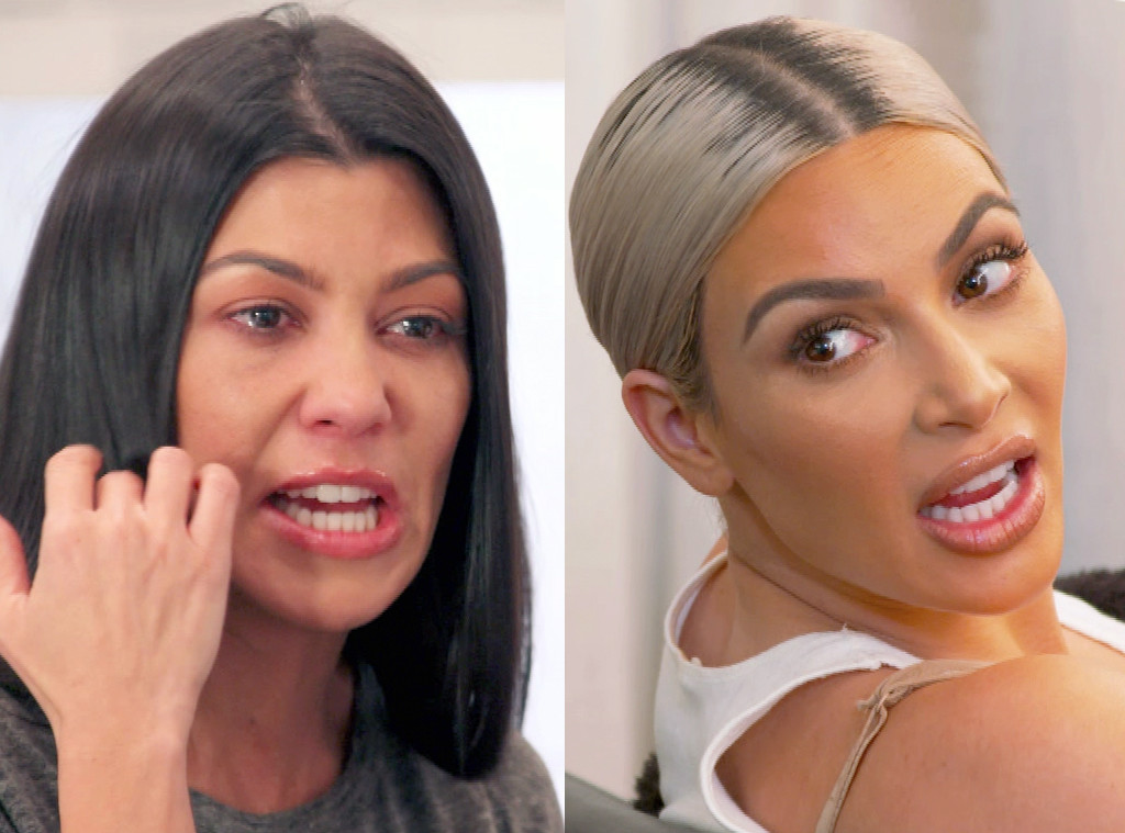 Kourtney and Kylie Relive the Least Interesting to Look At Drama