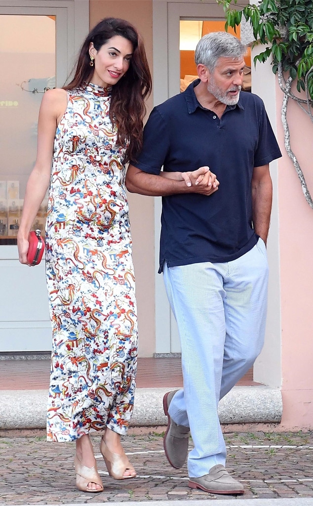 George Clooney, Amal Clooney, Sardinia