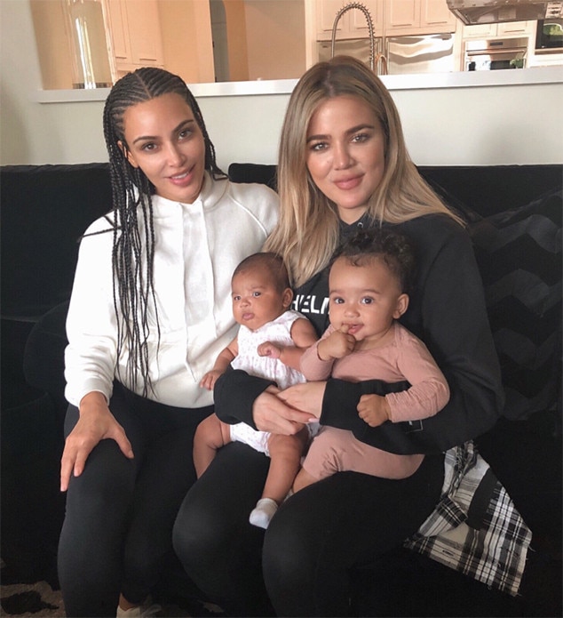 Kim Wishes Khloe Happy B-Day With A New Pic Of Babies True & Chicago ...