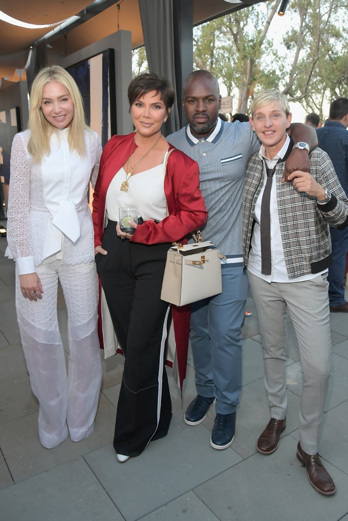 Portia de Rossi, Kris Jenner, Corey Gamble, Ellen DeGeneres