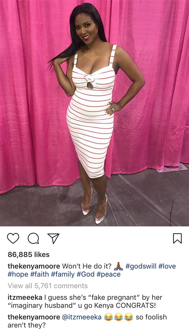 Kenya Moore, Bump, Baby, Pregnant, Pregnancy