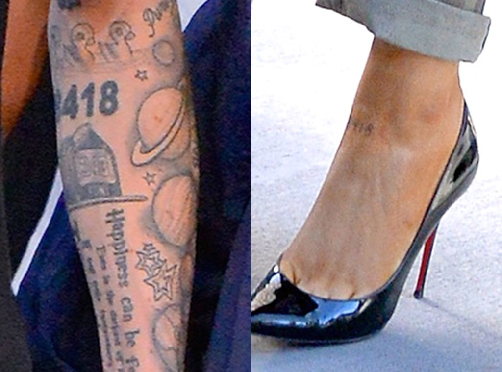 Ariana Grande, Pete Davidson, tattoos