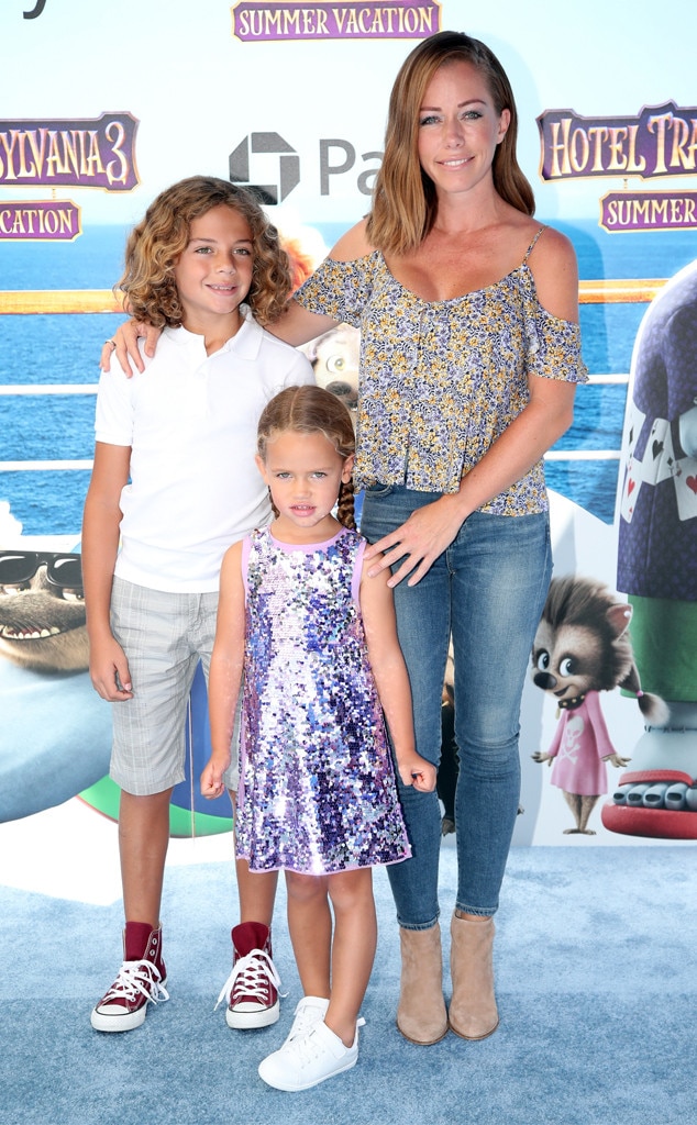 Kendra Wilkinson, Hank Baskett IV and Alijah Mary Baskett from Celebs