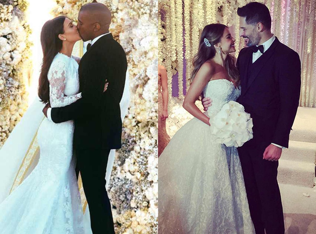 Kim Kardashian, Kanye West, Sofia Vergara, Joe Manganiello, Wedding