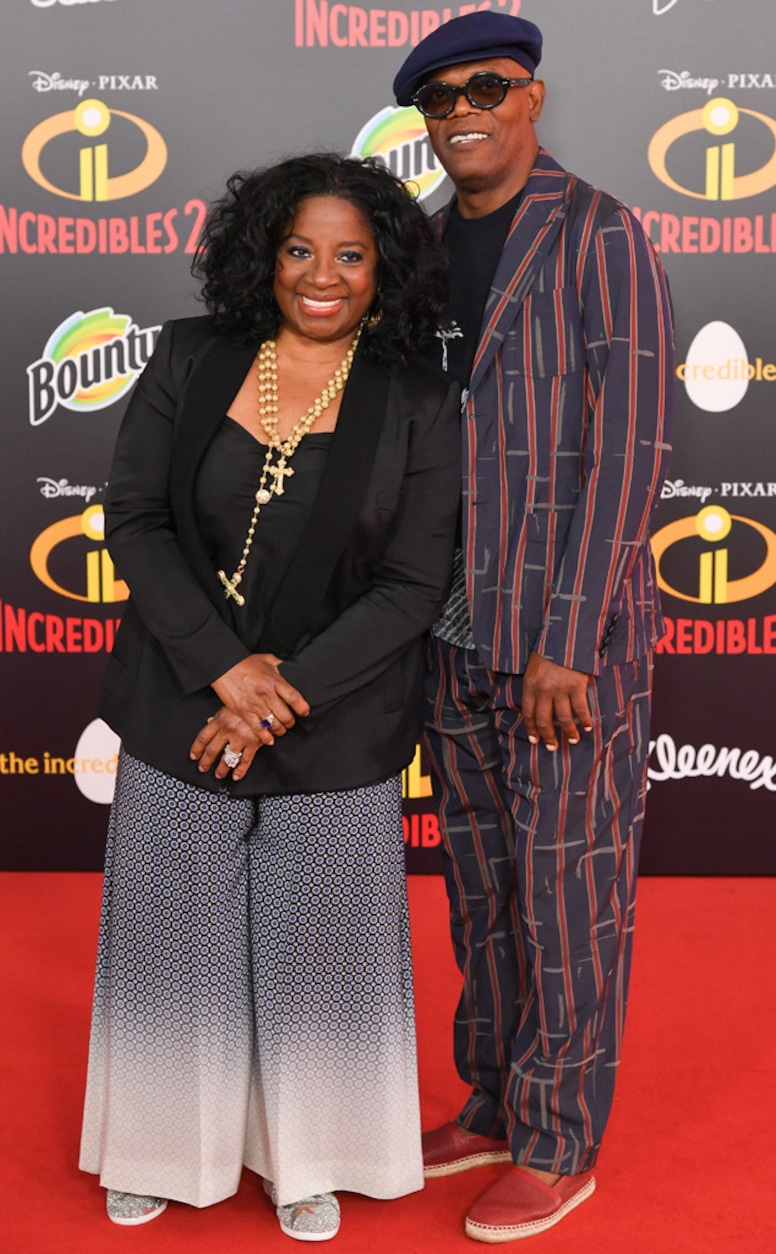 LaTanya Richardson, Samuel L. Jackson, Incredibles 2 Premiere