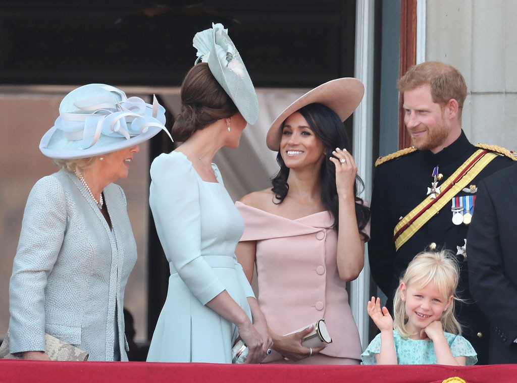 Meghan Markle, Trooping The Colour, Camilla, Prince Harry, Kate Middleton