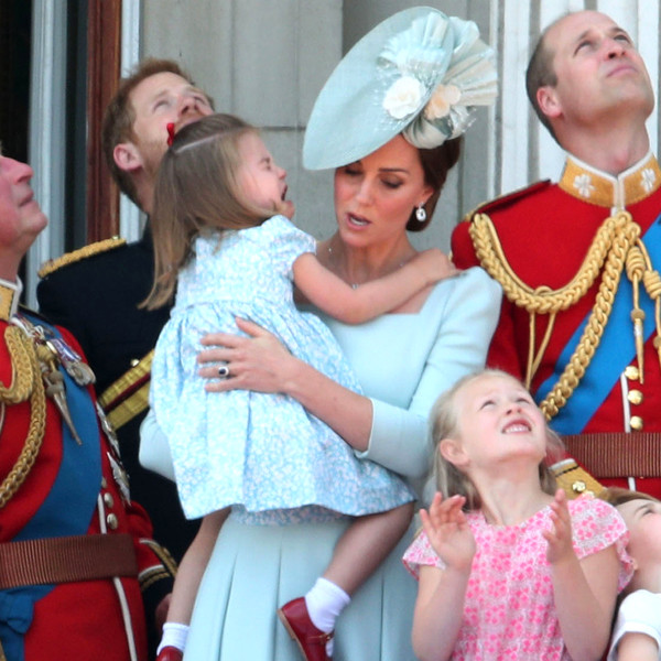 Kate Middleton Catches Charlotte as She Falls on Palace Balcony E! Online(00)