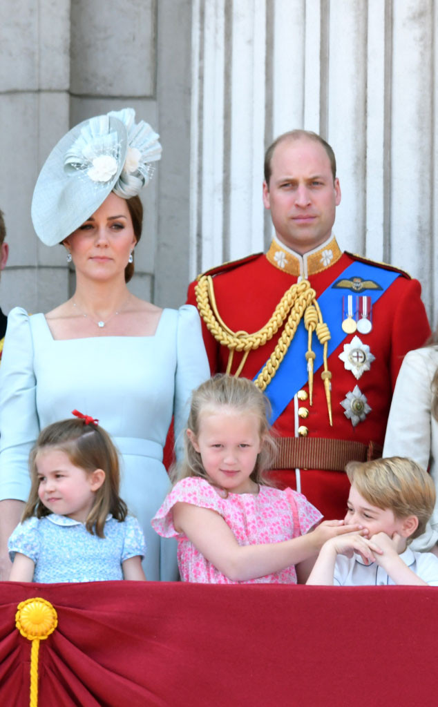 Kate Middleton, Prince William, Princess Charlotte, Savannah Phillips, Prince George