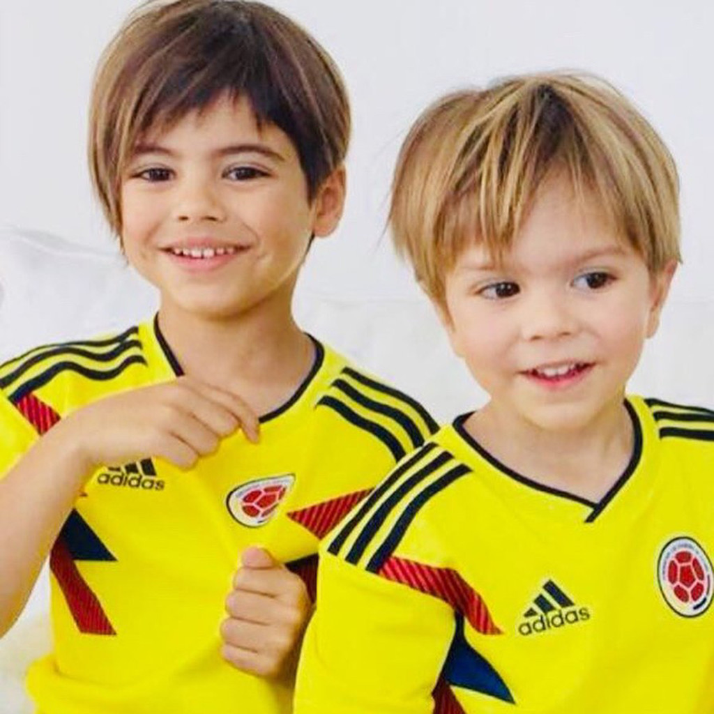 Shakira, Milan Piqué Mebarak, Sasha Piqué Mebarak, Instagram, celeb World Cup fans