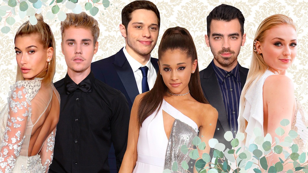 Hollywood’s Rush to the Altar, Hailey Baldwin, Justin Bieber, Pete Davidson, Ariana Grande, Sophie Turner, Joe Jonas