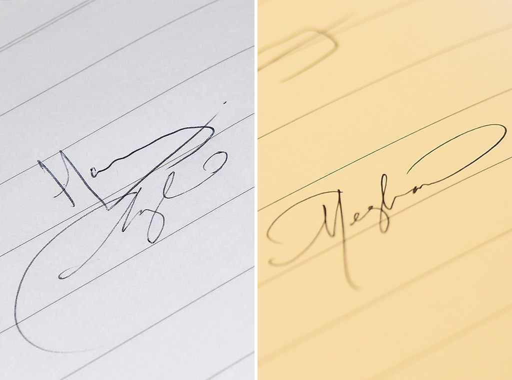 Here S Proof That Meghan Markle S Signature Is Getting Fancier E Online