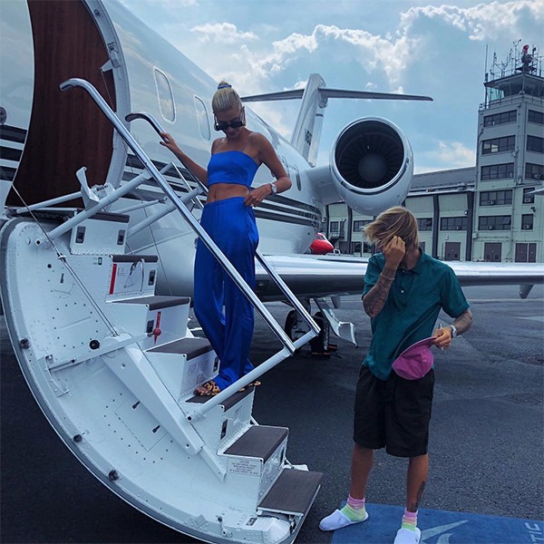 Justin Bieber And Hailey Baldwin Return To Miami After