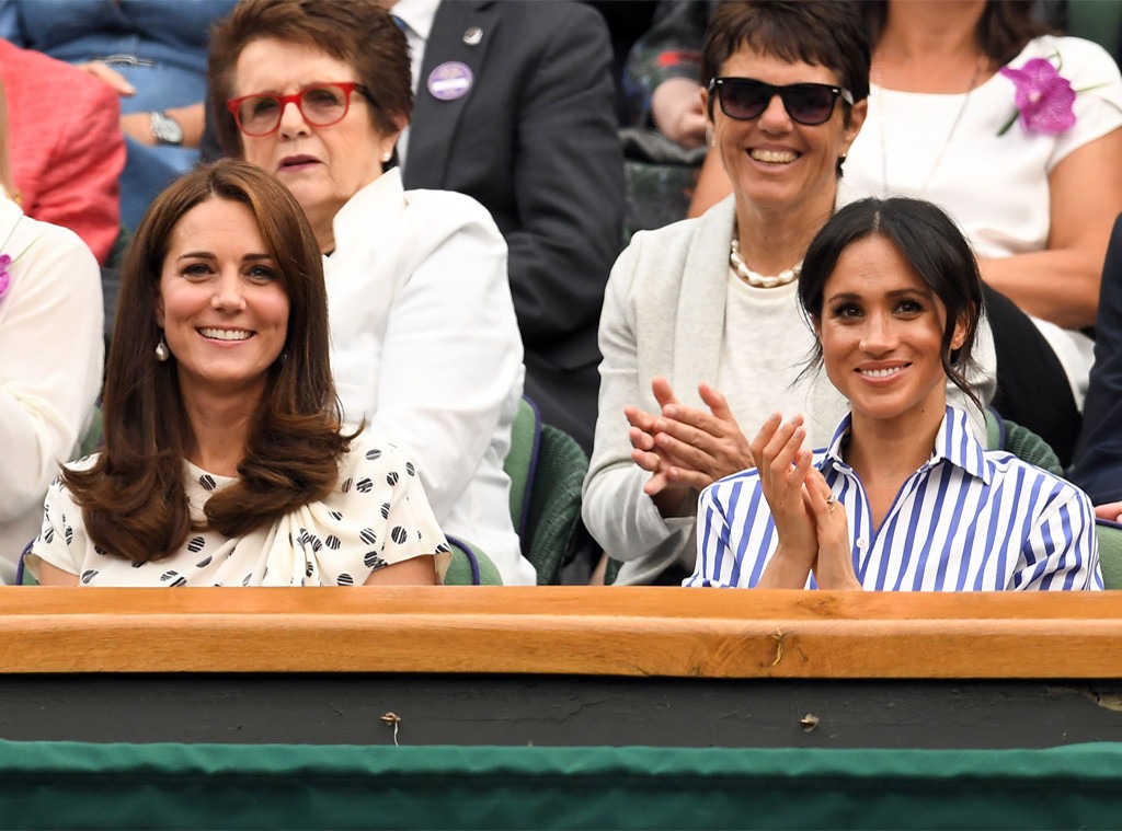  Kate Middleton, Meghan Markle, Wimbledon 2018 