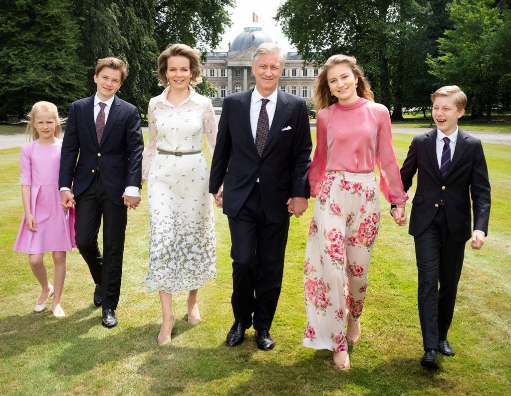 See Belgium's King Philippe And Queen Mathilde's New Family Photos | E ...