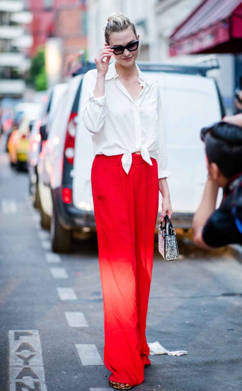 ESC: Karlie Kloss, White Button Down