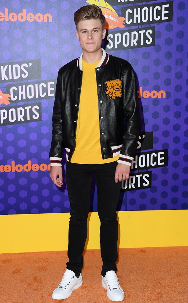 Owen Joyner from Nickelodeon Kids' Choice Sports 2018 Red Carpet