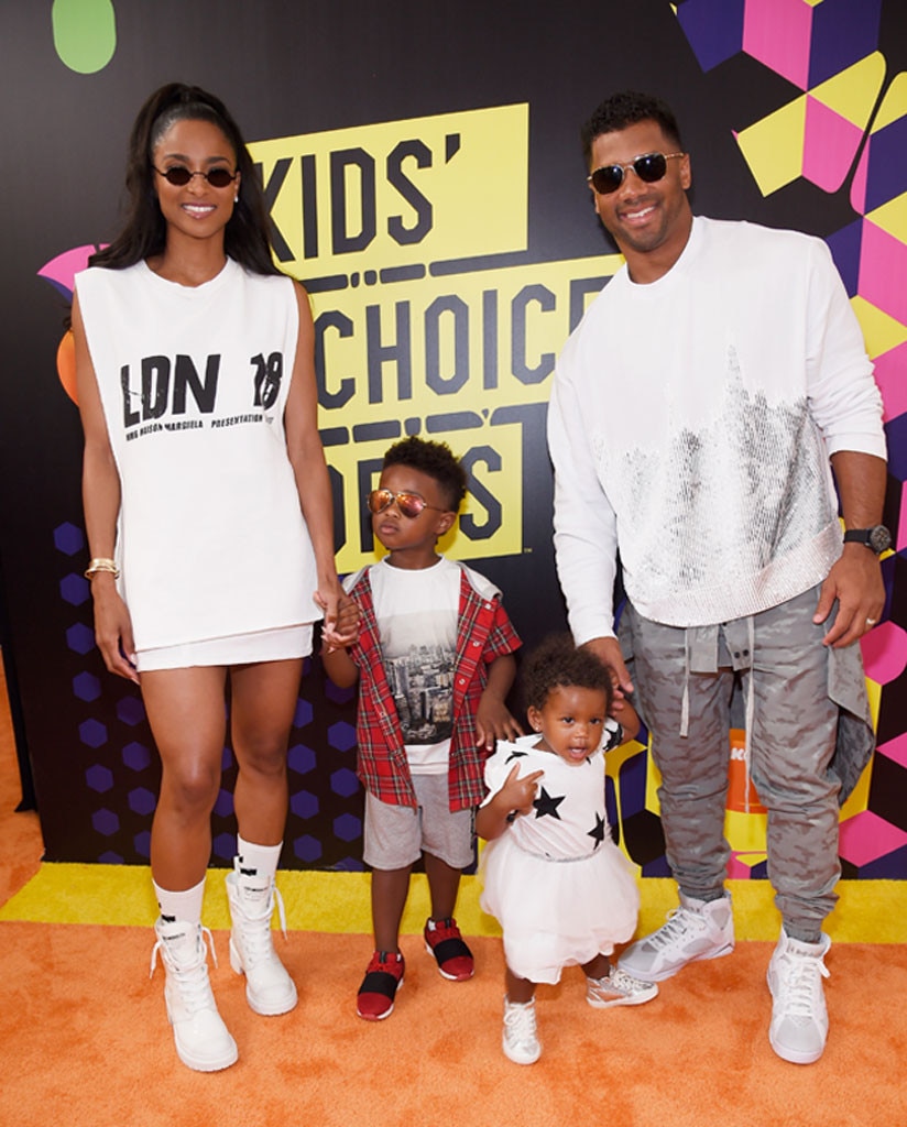 Ciara & Russell Wilson from Nickelodeon Kids' Choice Sports 2018: Red ...
