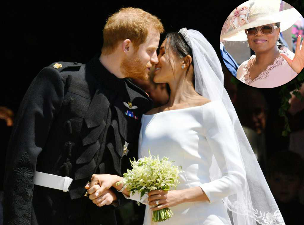 Prince Harry, Meghan Markle, Royal Wedding, Kiss, Oprah Winfrey