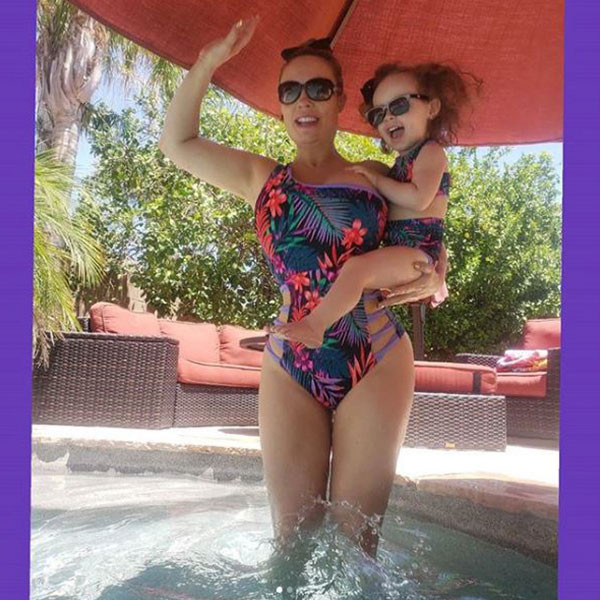 Ice-T's wife Coco slammed for thong bikini at water park with daughter