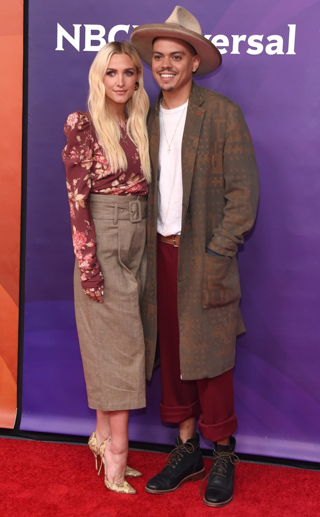 Evan Ross And Ashlee Simpson