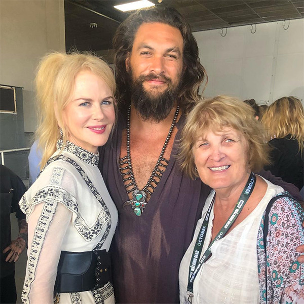 Jason Momoa, Mother, Coni Momoa, Nicole Kidman, Comic-Con 2018, Instagram