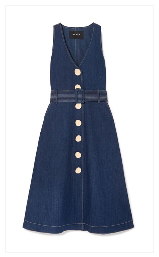 paper london denim dress