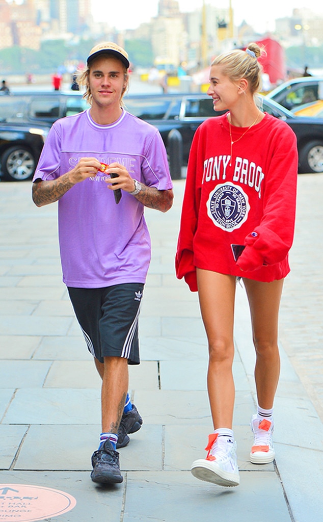 Colorful And Casual From Justin Bieber And Hailey Baldwin S Cutest Pics