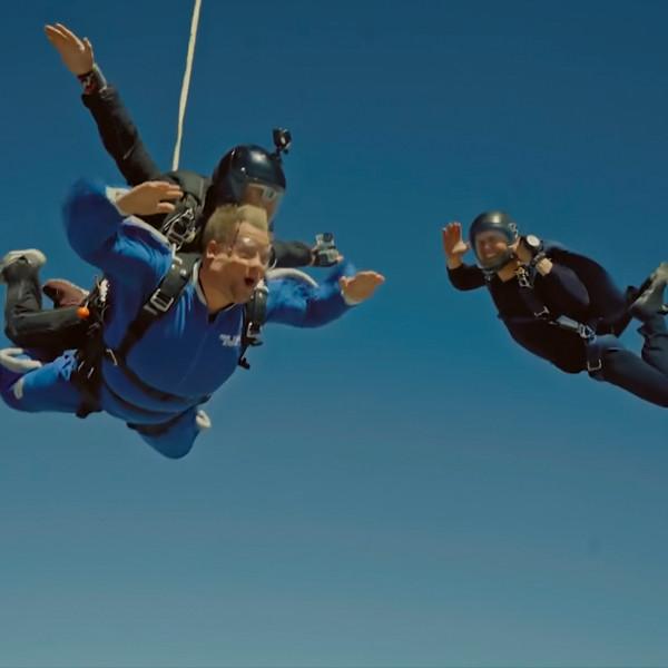 Tom Cruise Takes James Corden Skydiving for the First Time E! Online CA
