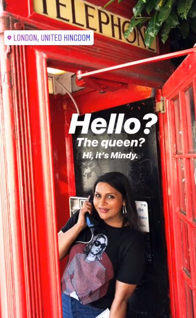 Mindy Kaling, London