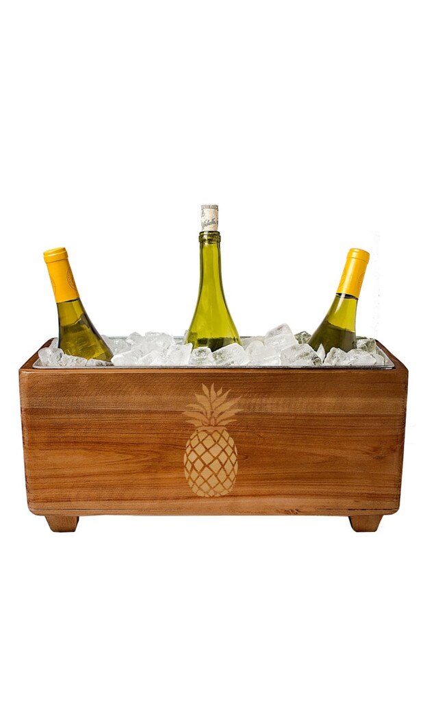 Wooden Wine Trough from Outdoor Barware for All Your Summer Plans E! News