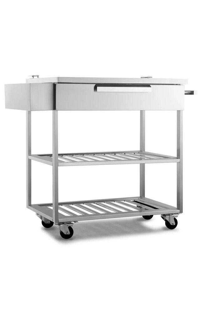 Stainless Steel Bar Cart from Outdoor Barware for All Your Summer Plans