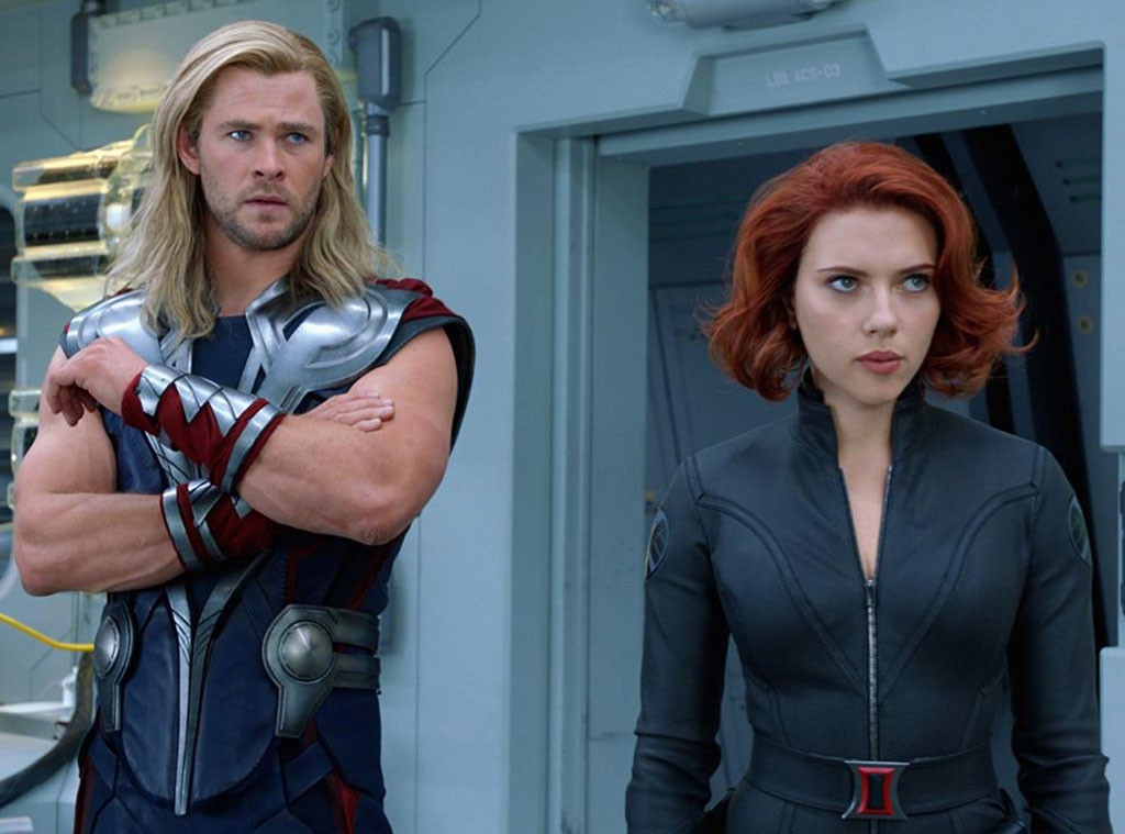 The Avengers, Scarlett Johansson, Chris Hemsworth