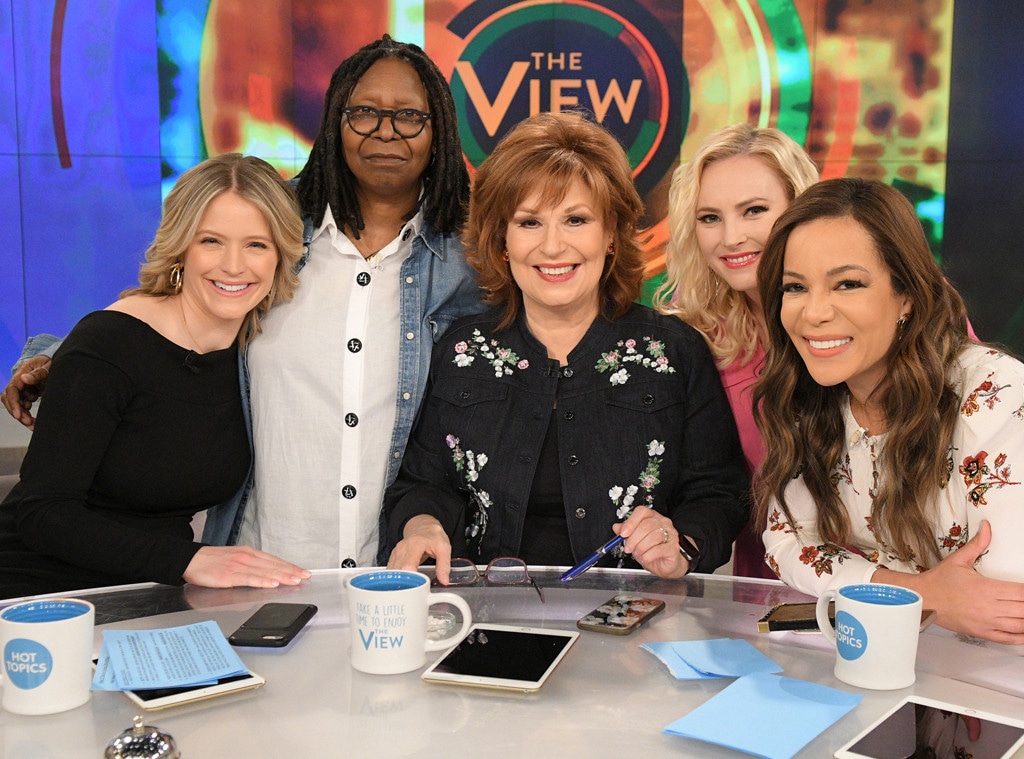 Meghan McCain, The View, Sara Haines, Whoopi Goldberg, Joy Behar, Sunny Hostin