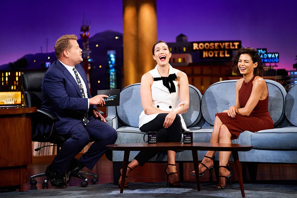 Mandy Moore, Jenna Dewan, The Late Late Show