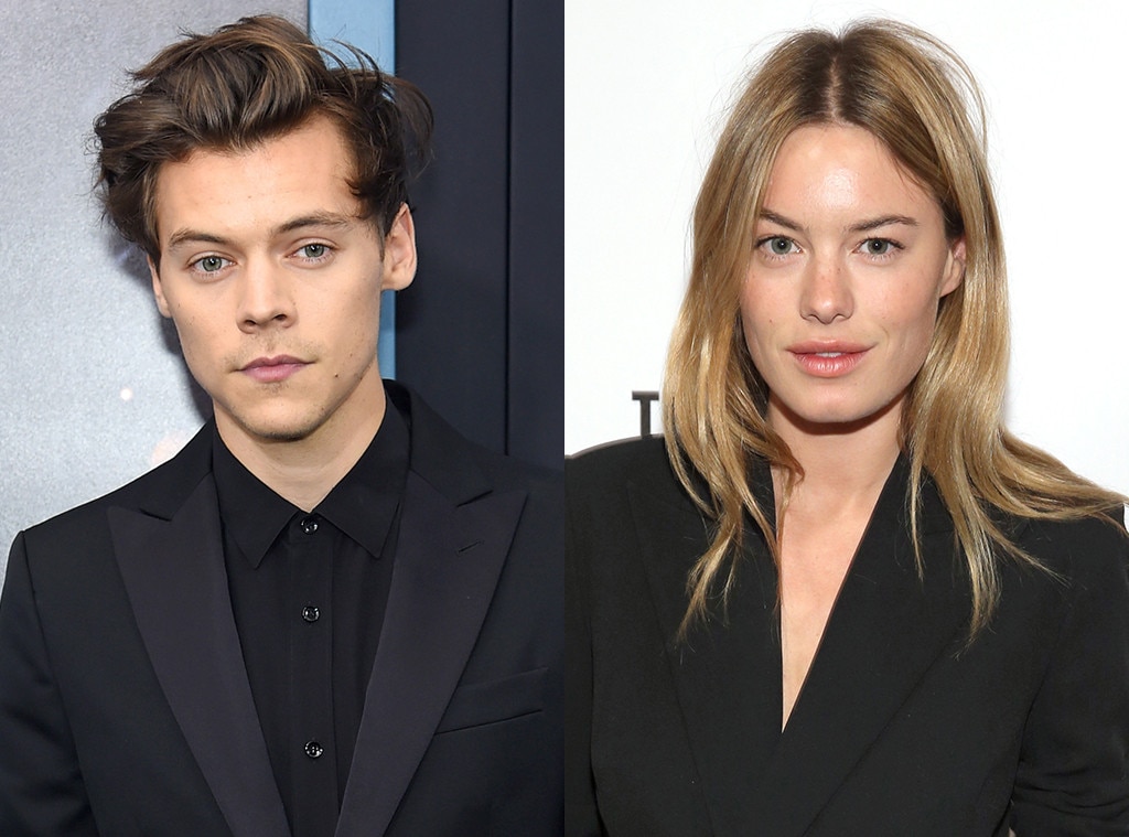 Harry Styles & Camille Rowe from 2018 Celebrity Breakups E! News