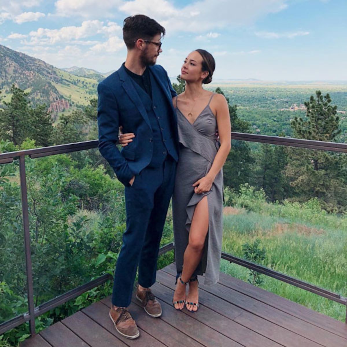 Grant Gustin Says He’s Already ‘‘Pretty Married’’ to LA Thoma