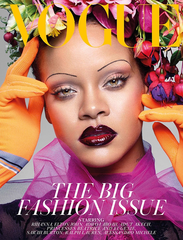 Rihanna, British Vogue from Las portadas de revistas de septiembre 2018