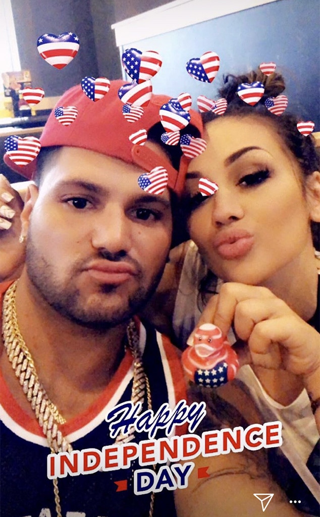 Ronnie Ortiz-Magro, Jen Harley, Fourth of July