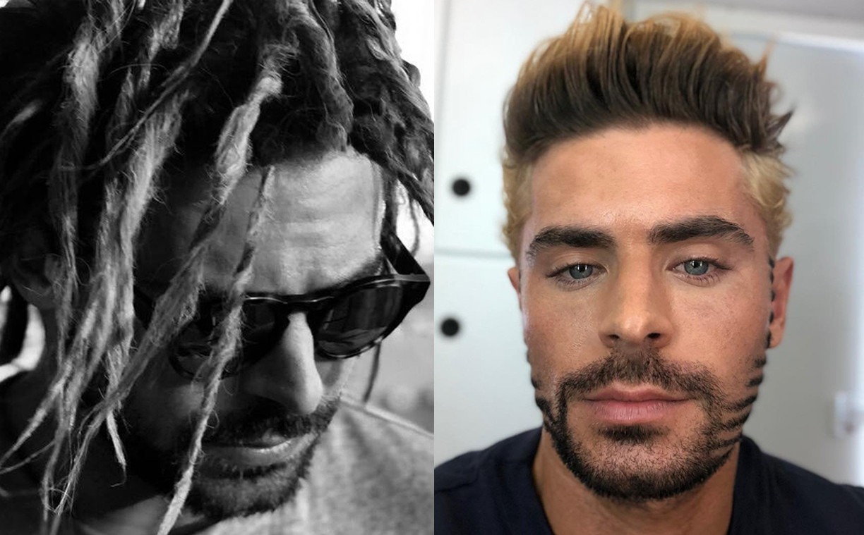Zac Efron Shows Off His New Dreads Just For Fun E News Uk