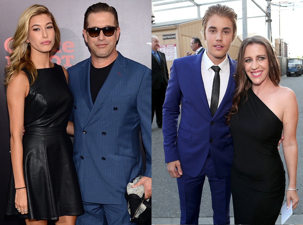 Hailey Baldwin, Stephen Baldwin, Justin Bieber, Pattie Mallette