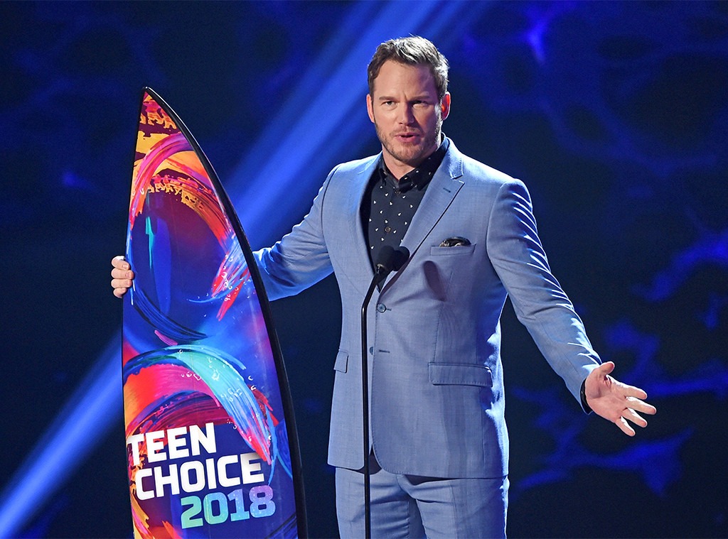 Chris Pratt, 2018 Teen Choice Awards, Show, Winners