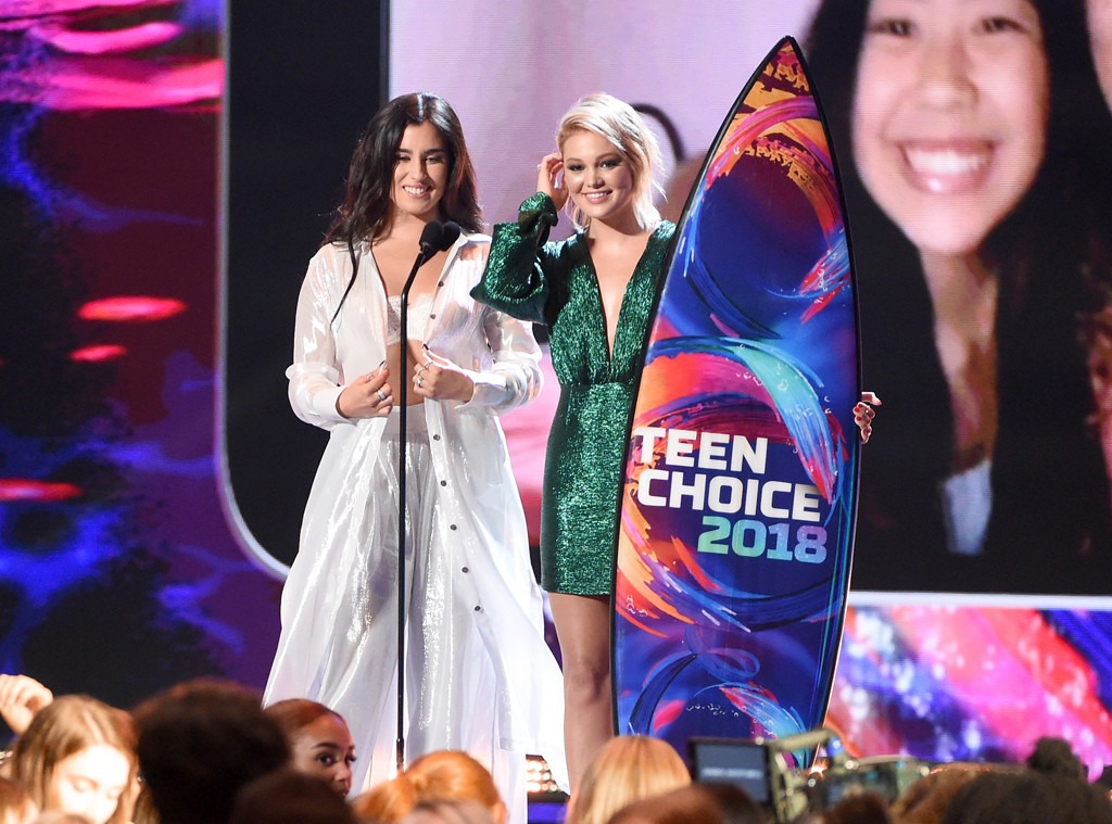 Lauren Jauregui, Olivia Holt, 2018 Teen Choice Awards, Show, Winners