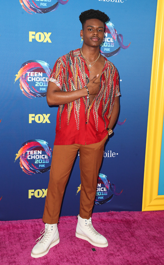 Aubrey Joseph From Teen Choice Awards 2018 Best Dressed Stars E News